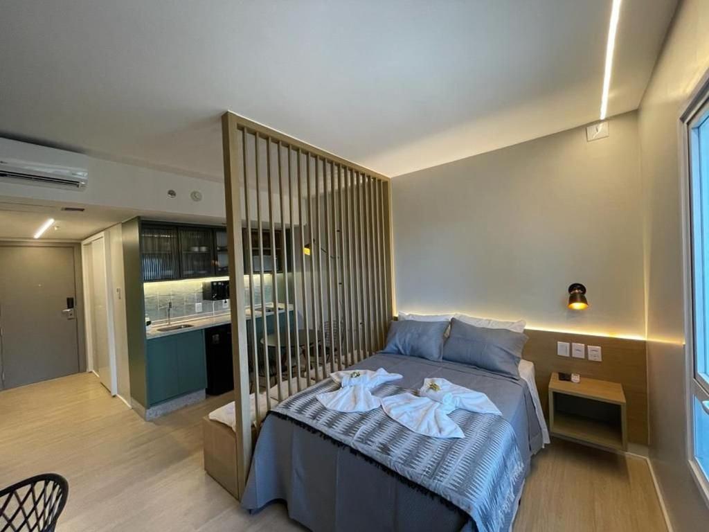 Suite Luxuosa Com Cozinha Blend Smart 1356 กัวยาเนีย ภายนอก รูปภาพ